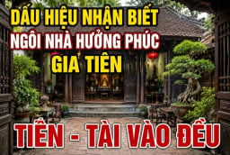 Dấu hiệu nhận biết ngôi nhà hưởng phúc Gia Tiên, Tiền - tài vào đều