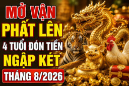 Mở Vận phất lên, 4 tuổi đón Tiền ngập két tháng 8/2026
