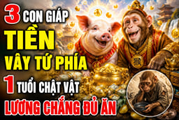3 con giáp Tiền vây tứ phía, 1 tuổi chật vật lương chẳng đủ ăn