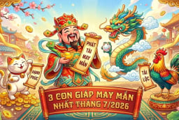 20 ngày tới: 3 tuổi thần Tài gửi lời chúc phúc cho, cầu được ước thấy