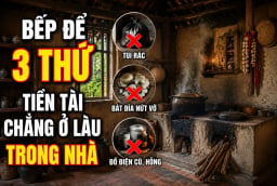 Bếp để 3 thứ Tiền tài chẳng ở lâu trong nhà
