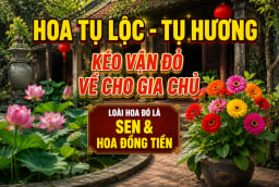 3 loại hoa tụ lộc - tụ hương, kéo vận đỏ về cho gia chủ