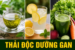 5 loại nước uống vào để dưỡng gan, thải độc