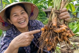 Cách trồng nghệ củ cái to chắc, đẻ nhiều nhánh con
