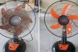 Mẹo làm sạch quạt không cần tháo khung chỉ với 1 túi nilon, ai cũng làm được tại nhà