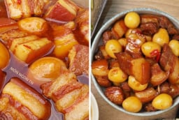 Kho thịt đùng dùng nước lã: Dùng loại nước 'lơ lửng trên trời' này thịt kho mềm thơm, vàng óng