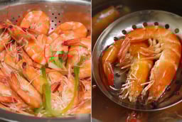 Luộc tôm muốn thịt ngọt, không tanh nên dùng nước nóng hay nước lạnh?
