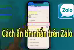 Zalo có nút bấm: Ẩn hết tin nhắn bí mật, chẳng lo bị lộ thông tin