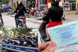Kể từ tháng 5/2025: Không có đăng ký xe máy vừa bị phạt tiền, vừa tịnh thu xe có đúng không?