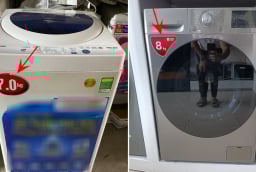 Máy giặt ghi 7kg, 8kg, 10kg là khối lượng quần áo khô hay ướt? Ý nghĩa thật của con số này, ít người biết