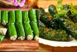 Mẹo rán Chả Lá Lốt giữ màu xanh, thịt thơm ngon