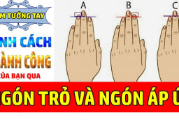 Nhìn độ dài ngón trỏ biết tương lai bạn thành đại gia hay nô tì mãi mãi