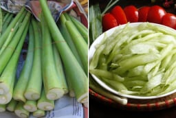 Ngâm dọc mùng trong loại nước này, ăn không bị ngứa, nấu chín vẫn giòn ngon