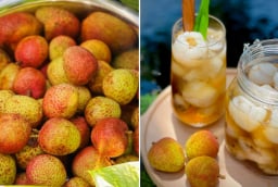 Mẹo làm vải ngâm để pha trà ngon hơn ngoài hàng, để lâu vẫn thơm, không cần chất bảo quản