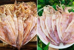 Mua mực khổ phải nhìn đúng điểm này, chọn được hàng chuẩn, ngọt thịt, không sợ mua phải hàng giả