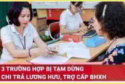 Kể từ 1/7/2025: Những trường hợp này sẽ bị dừng hưởng lương hưu, trợ cấp Bảo hiểm xã hội