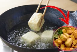 Rán đậu đừng thả ngay vào chảo: Thêm 1 bước đậu vàng giòn, không dính chảo