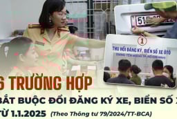 Kể từ năm nay, 6 trường hợp bắt buộc phải đổi đăng ký xe và biển số: Người dân cần nắm rõ
