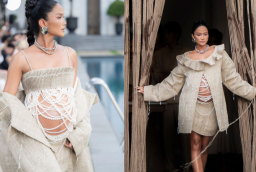 H'Hen Niê bế bụng bầu làm vedette trong show thời trang