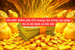 Năm 2026, con giáp nào biết bỏ đi “Điểm Yếu Chí Mạng” thì Tài Lộc Tăng Vọt, Cơ hội Đổi Đời