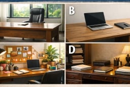 Chọn 1 chiếc bàn làm việc bạn yêu thích để biết năm 2026 cơ hội thăng tiến của bạn ra sao