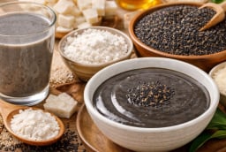 Cách dùng Bột Sắn Dây và Mè Đen kết hợp giúp Bổ Máu, đẹp da, đen tóc