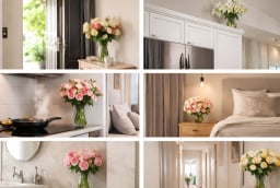 Vị trí không nên đặt bình hoa trong nhà: Tránh hao tài, rối khí, mất sinh khí