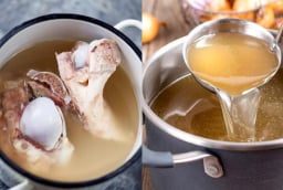 Cách dùng nước hầm xương giảm đau xương khớp, bổ sung collagen đẹp da, không gây tăng cân