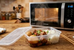 Hâm nóng đồ ăn trong hộp nhựa: Thói quen quen thuộc có thể khiến vi nhựa tích tụ trong não