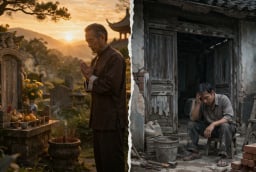 Vì sao người xưa dặn “giàu không dời mộ, nghèo không sửa cửa”? Lời cảnh tỉnh sâu xa ít ai hiểu hết