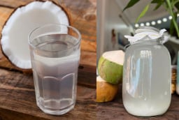 Cách làm nước dừa lên men, tốt hơn nước ngọt có ga, giúp nhuận tràng, đẹp da