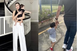 Tăng Thanh Hà hiếm hoi khoe cận dung mạo nhóc tỳ thứ 3