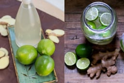 Cách uống nước gừng vỏ chanh đốt cháy chất béo, giảm cân nhanh, không hại dạ dày