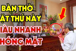 3 dấu hiệu trên bàn thờ báo hiệu điềm may mắn sắp trúng số giàu to