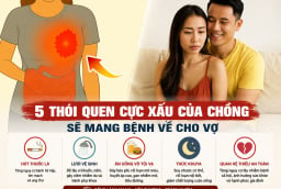 5 thói quen cực xấu của chồng sẽ mang bệnh về cho vợ
