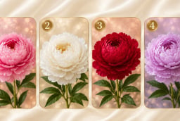 Quiz: Chọn 1 bông hoa mẫu đơn để xem bạn giàu nhất ở giai đoạn nào của cuộc đời