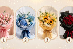 Quiz: Chọn 1 bó hoa bạn thích nhất để xem thời hoàng kim của bạn đang đến gần hay vẫn cần chờ thêm?