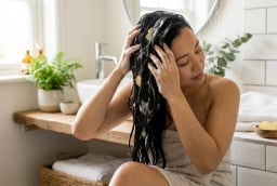 Cho vài lát gừng vào dầu gội: Mẹo giúp tóc bớt rụng, da đầu sạch nhờn