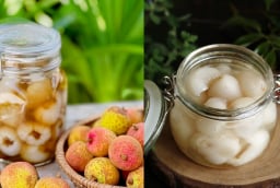 Cách làm vải ngâm đường phèn, để cả năm vẫn thơm ngon, không sợ lên men