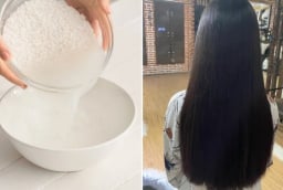 Nhiều người bỏ phí nước vo gạo mà không biết có thể giúp tóc lâu bết, giảm gãy rụng