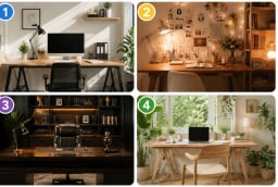 Quiz: Chọn 1 chiếc bàn làm việc để xem bạn đang mạnh lý trí hay giàu cảm xúc và cần thay đổi gì?
