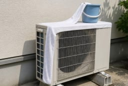 Trời nắng như đổ lửa, đặt thứ này lên cục nóng điều hòa giúp máy mát sâu lại nhẹ tiền điện