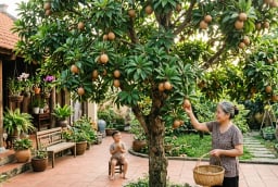Trồng lựu hay hồng xiêm trong sân vườn: Chọn đúng cây có thể giúp không gian sống thêm vượng khí