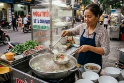 Vì sao người bán phở luôn chần bát qua nước sôi trước khi múc?