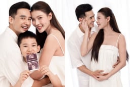 Thúy Diễm cập nhật tình hình sức khỏe trong thời gian mang thai lần 2