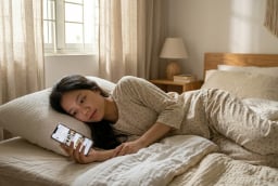Tuyệt đối không được dùng điện thoại khi nằm nghiêng: Thói quen tàn phá cơ thể cực nhanh