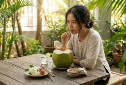 Vừa đi nắng về tuyệt đối không uống nước dừa ngay: Sai lầm tai hại khiến cơ thể kiệt quệ
