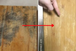 Thớt gỗ bị mốc đừng vứt đi: Đổ thứ này lên, thớt sạch như mới, an toàn sức khoẻ