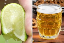Tại sao bạn nên thả vài lát chanh tươi vào cốc bia?