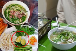 Tại sao ăn phở gà thì vắt chanh, ăn phở bò lại cho giấm?